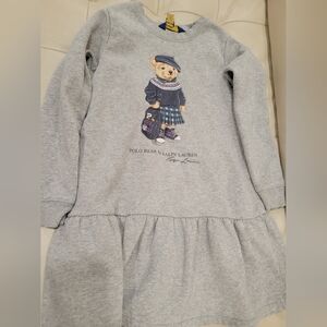 Ralph Lauren Gray Polo Bear Dress